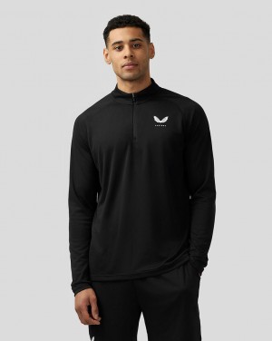 Castore Adapt Quarter Zip Top Black | OTGIH4160