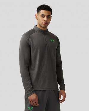 Castore Adapt Quarter Zip Top Gunmetal | GEKXB2153