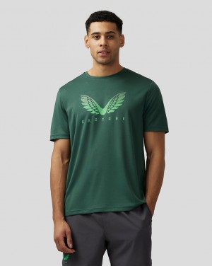 Castore Adapt Short Sleeve Graphic T Shirt Green | QIMLO2816