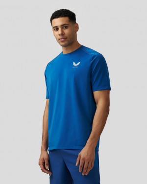 Castore Apex Aeromesh T-Shirt Blue | NUHGQ4695