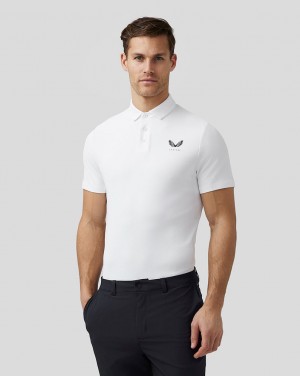 Castore Golf Essential Polo White | MWQPJ2074