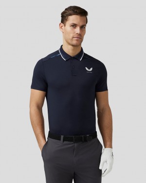 Castore Golf Tech Polo Navy | GXDJT4709