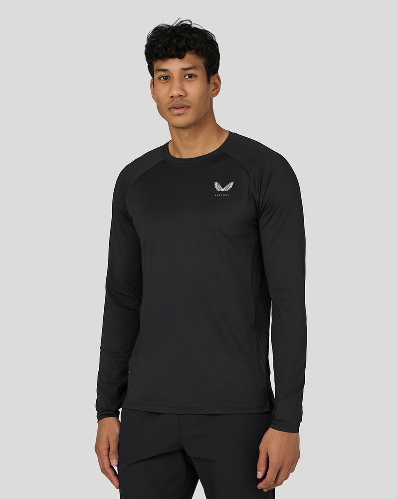 Castore Active Performance Long Sleeve T-Shirt Black | HXVRQ9206