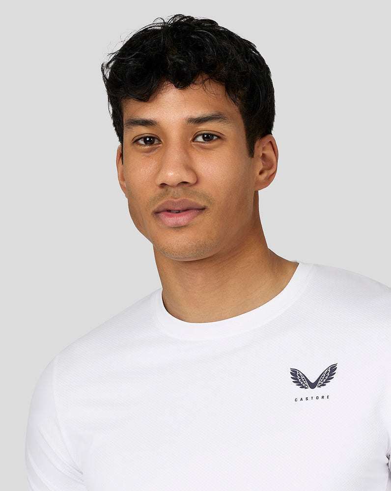 Castore Active Short Sleeve Performance T-Shirt White | CLTZB4658