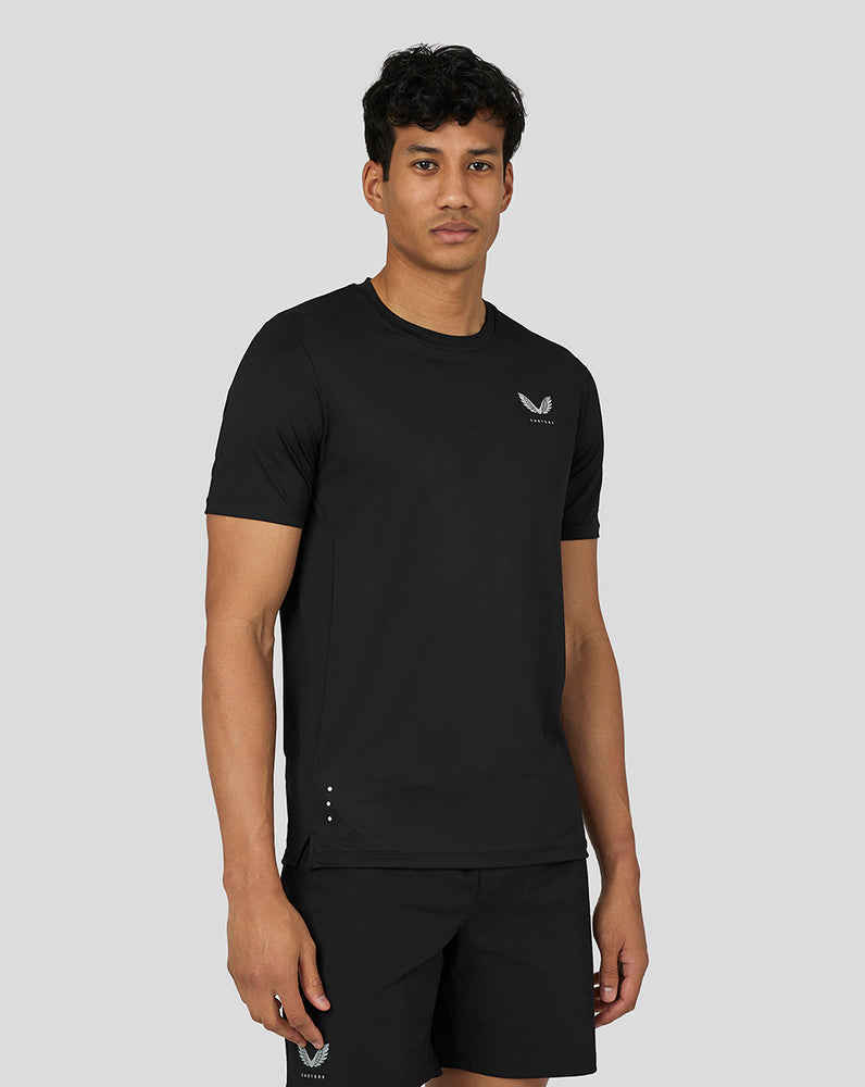 Castore Active Short Sleeve Performance T-Shirt Black | YHEXW0564