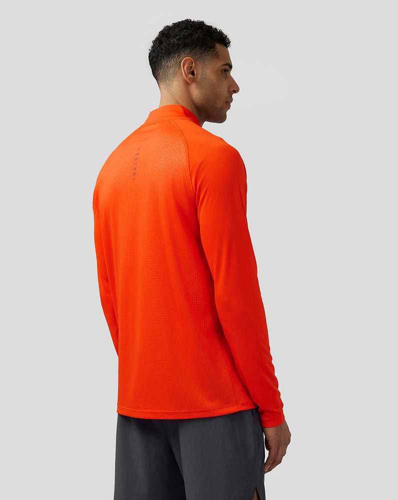 Castore Adapt Quarter Zip Top Deep Orange | JDUET2409