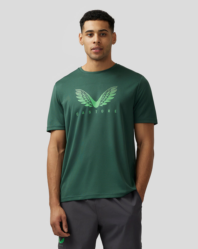 Castore Adapt Short Sleeve Graphic T Shirt Green | QIMLO2816