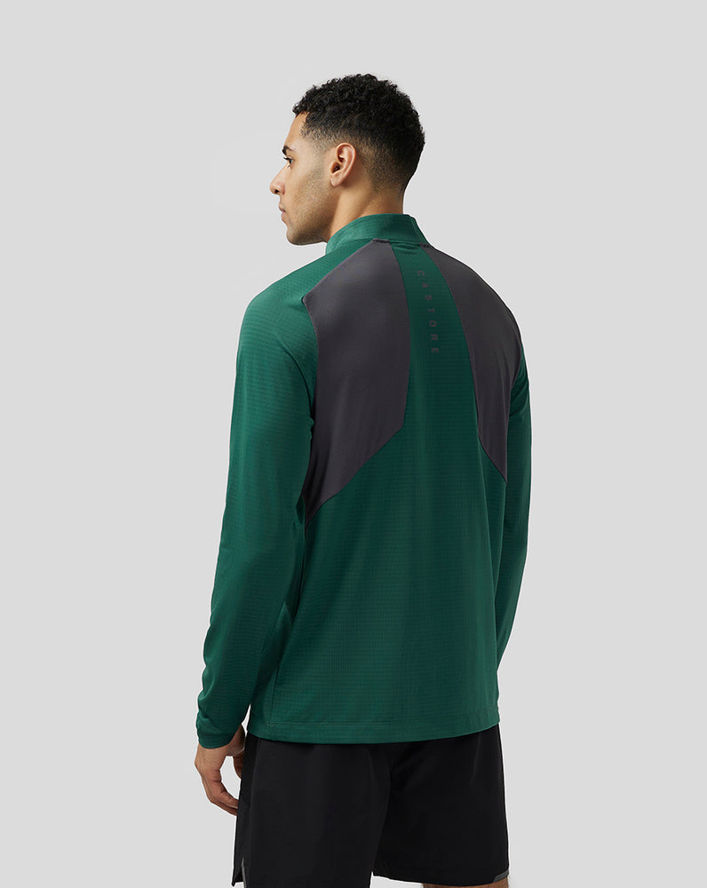 Castore Apex Aeromesh Quarter Zip Green | DNZYH3124