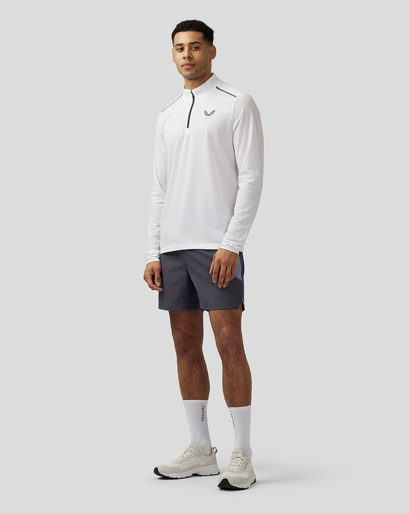 Castore Apex Aeromesh Quarter Zip White | KYXLC3019