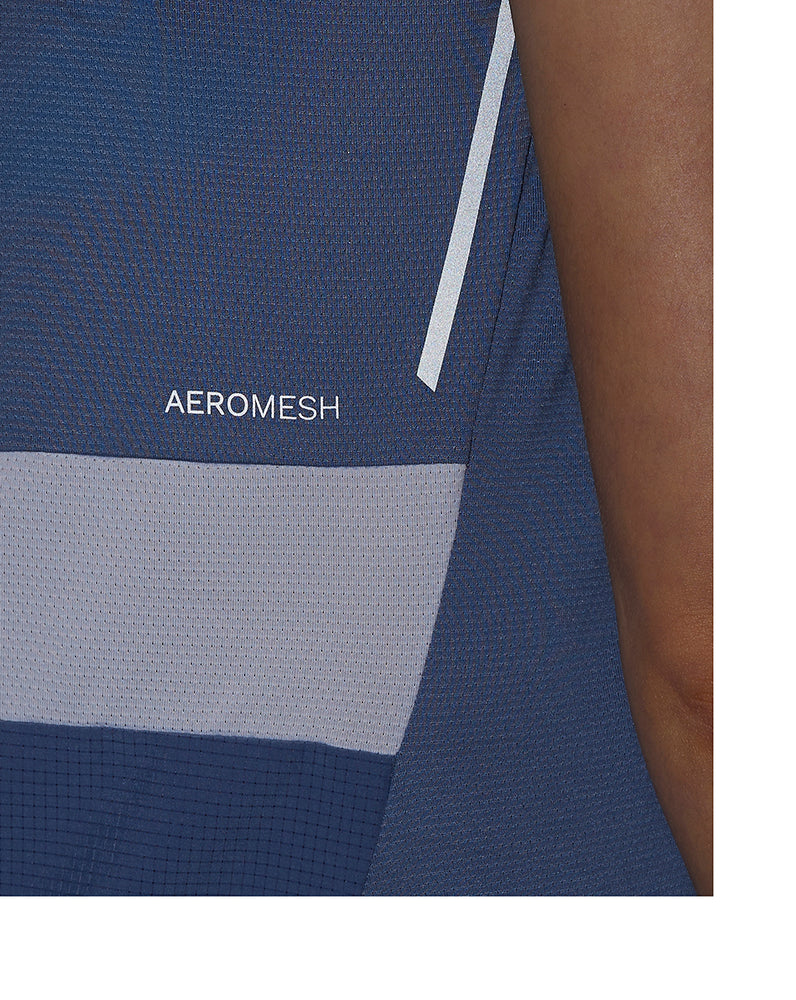 Castore Apex Lightweight Panelled Tank Top Blue | JBATR6712