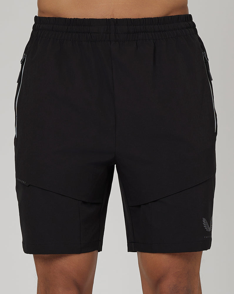 Castore Flex Woven Cargo Shorts Black | SVDZT5789