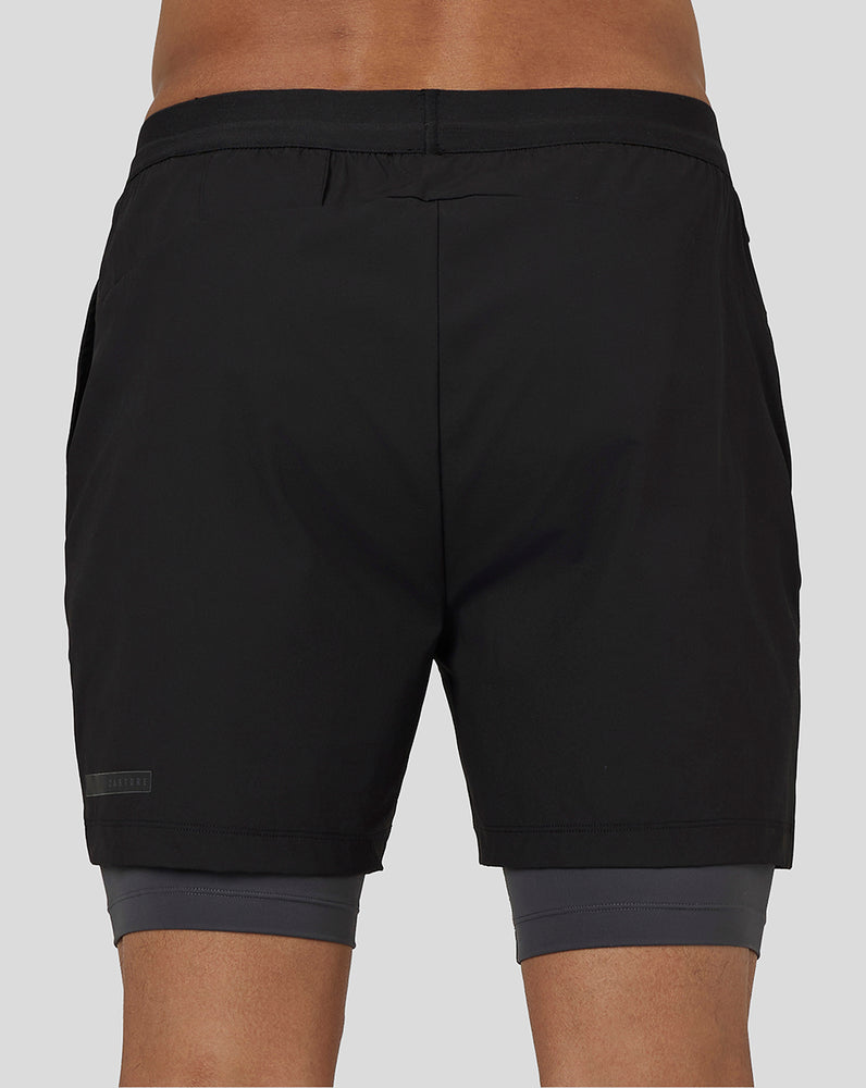 Castore Flow 2-in-1 Shorts Black | JAYKZ8534