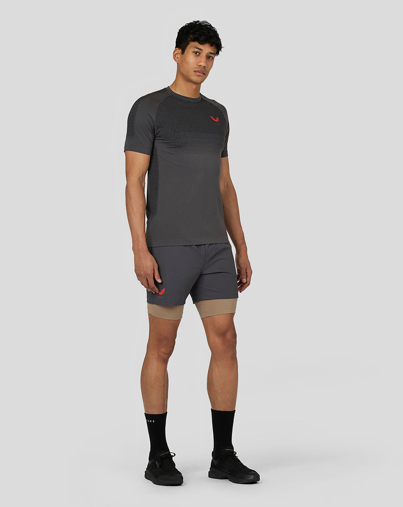 Castore Flow 2-in-1 Shorts Gunmetal | ATNRP1490