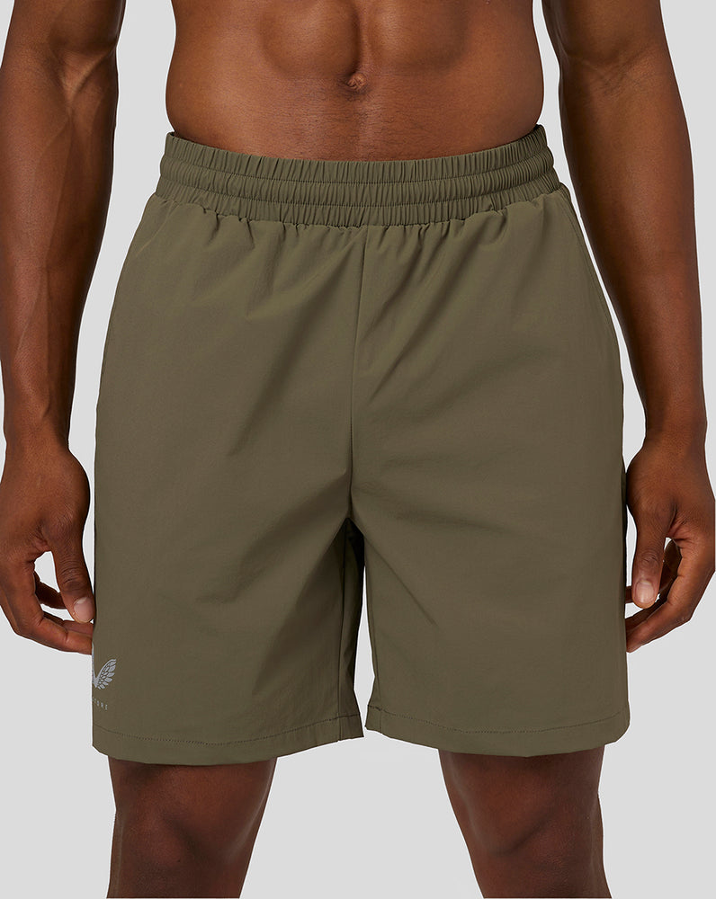 Castore Flow Breathable Woven Shorts Olive | EOBHZ0163