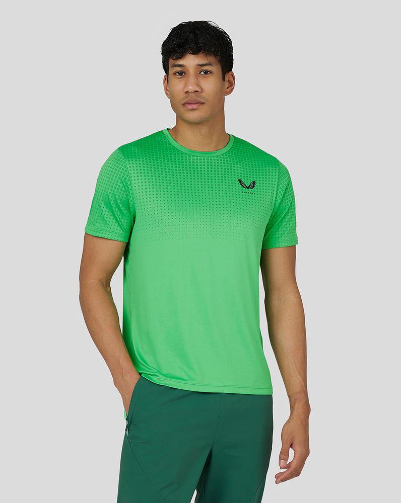 Castore Flow Short Sleeve Knit T-Shirt Lime | QJYHE9352