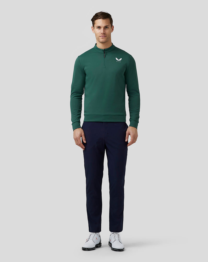 Castore Golf Club Classic Quarter Zip Top Green | XATRC6473