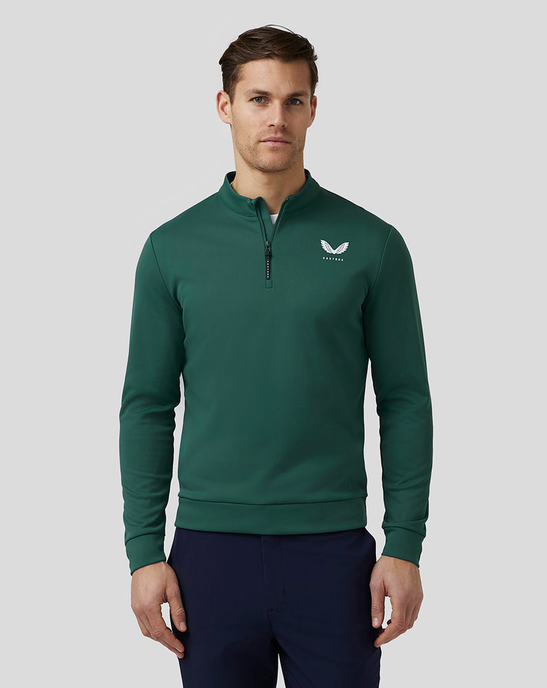 Castore Golf Club Classic Quarter Zip Top Green | XATRC6473