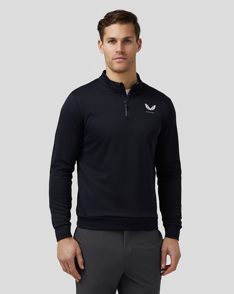 Castore Golf Club Classic Quarter Zip Top Midnight Navy | JWCIZ7581