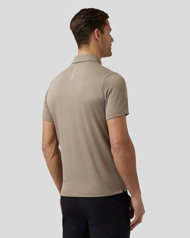 Castore Golf Engineered Knit Polo Clay | PTXRC1452