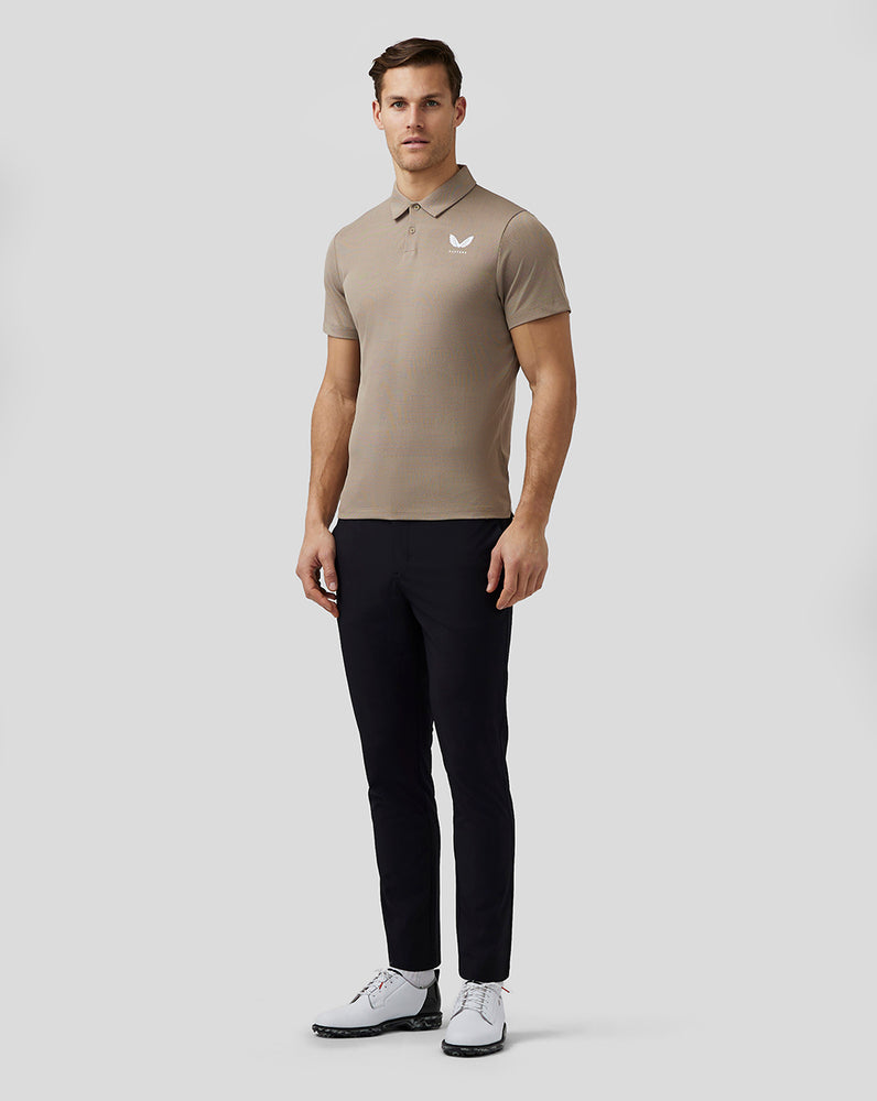 Castore Golf Engineered Knit Polo Clay | PTXRC1452