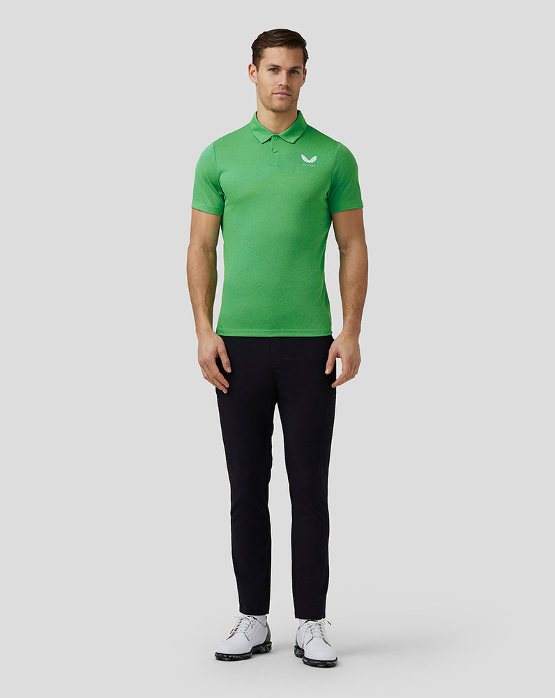 Castore Golf Engineered Knit Polo Green | QAITX4639