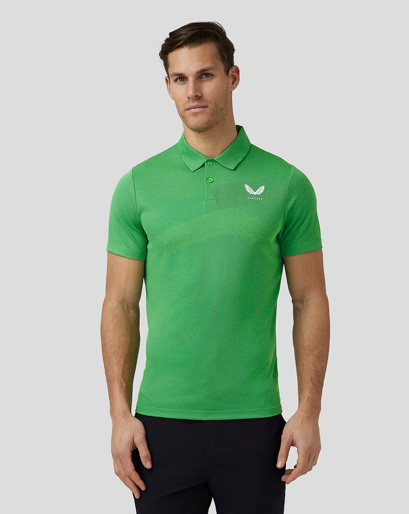 Castore Golf Engineered Knit Polo Green | QAITX4639