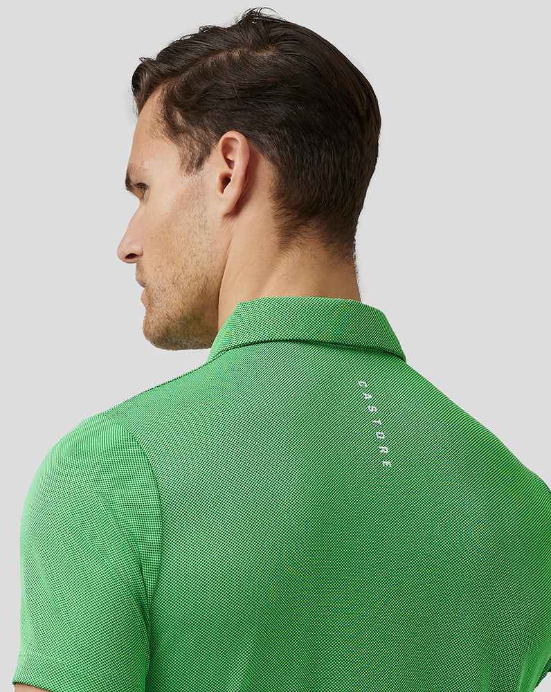 Castore Golf Engineered Knit Polo Green | QAITX4639