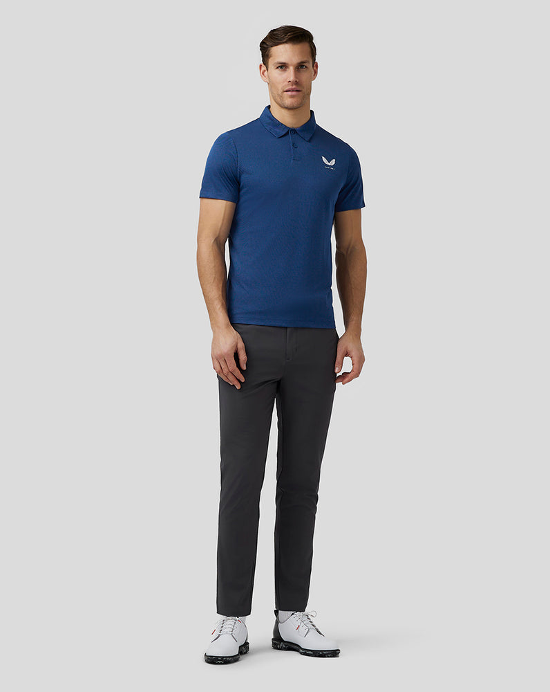 Castore Golf Engineered Knit Polo Navy | OAHQB4603