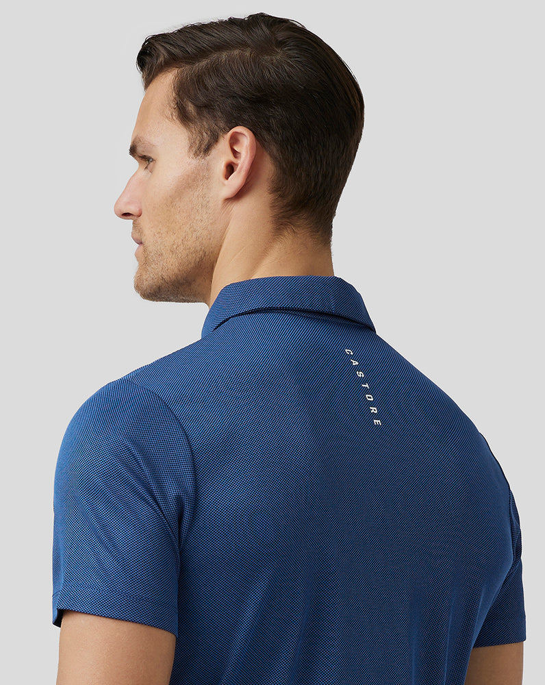 Castore Golf Engineered Knit Polo Navy | OAHQB4603