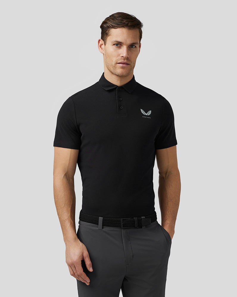 Castore Golf Essential Polo Black | PMWOV2180