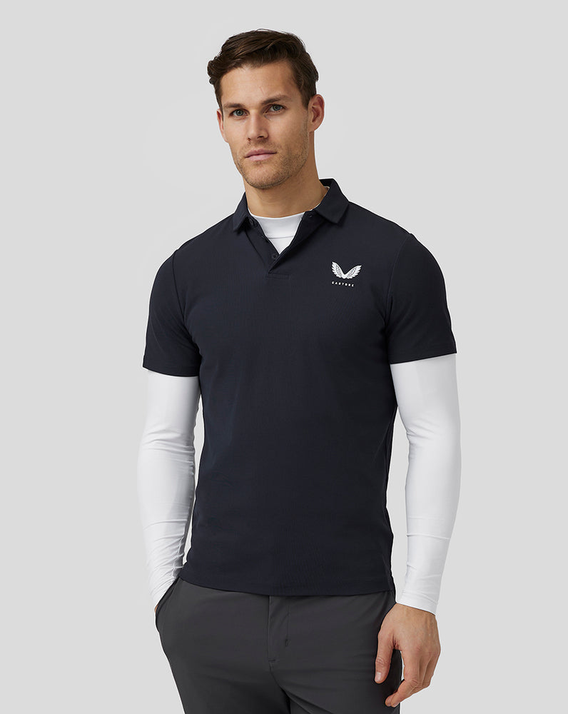 Castore Golf Long Sleeve Mock Neck Base Layer White | TFNIY2571