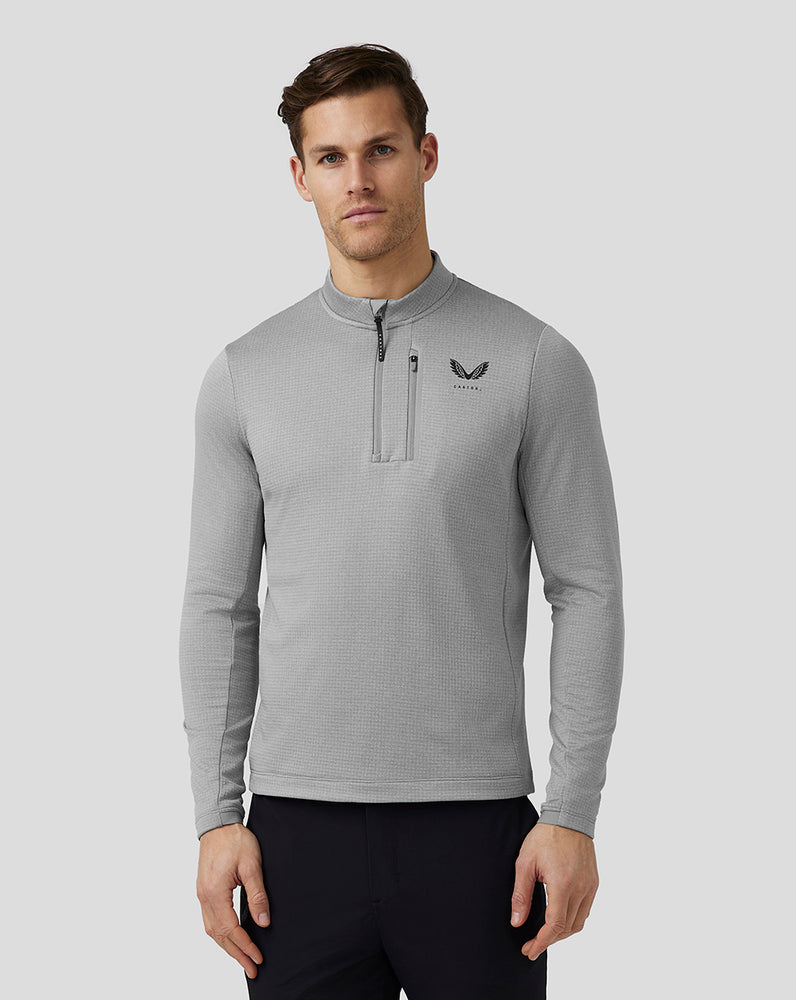 Castore Golf Pinnacle Tech Half Zip Top Steel | SDTMC0749