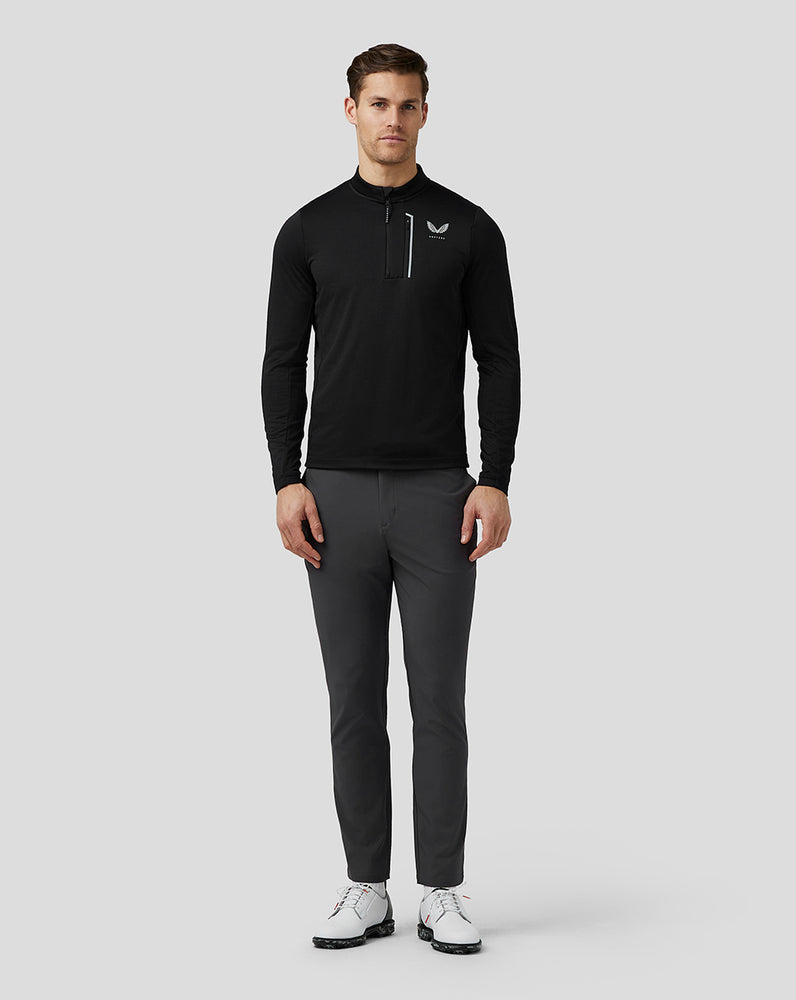 Castore Golf Pinnacle Tech Half Zip Top Black | IKSQE6378