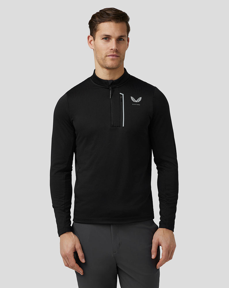 Castore Golf Pinnacle Tech Half Zip Top Black | IKSQE6378