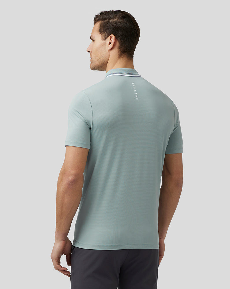 Castore Golf Tech Polo Stone Blue | QZYIW8153