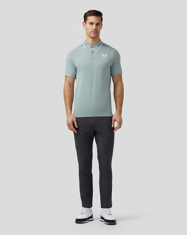 Castore Golf Tech Polo Stone Blue | QZYIW8153