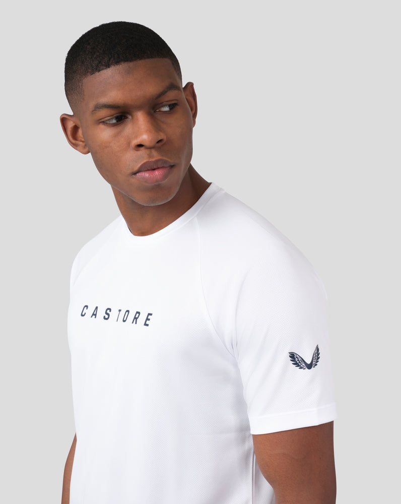 Castore Short Sleeve Raglan T-Shirt White | SALOC4970