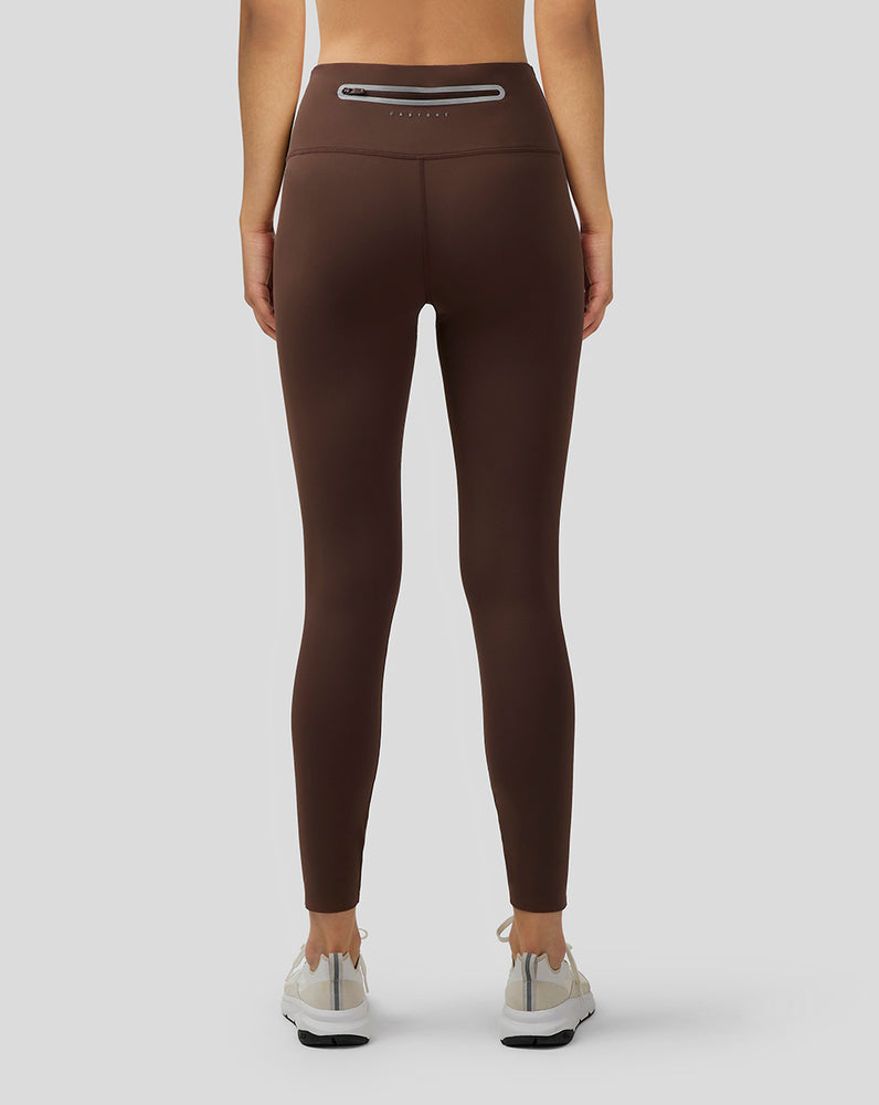 Castore Zone Breathable Performance Leggings Brown | OEJGC1745