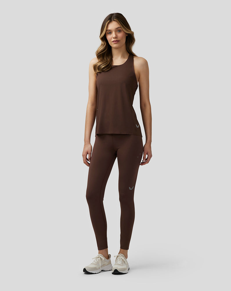 Castore Zone Breathable Performance Leggings Brown | OEJGC1745