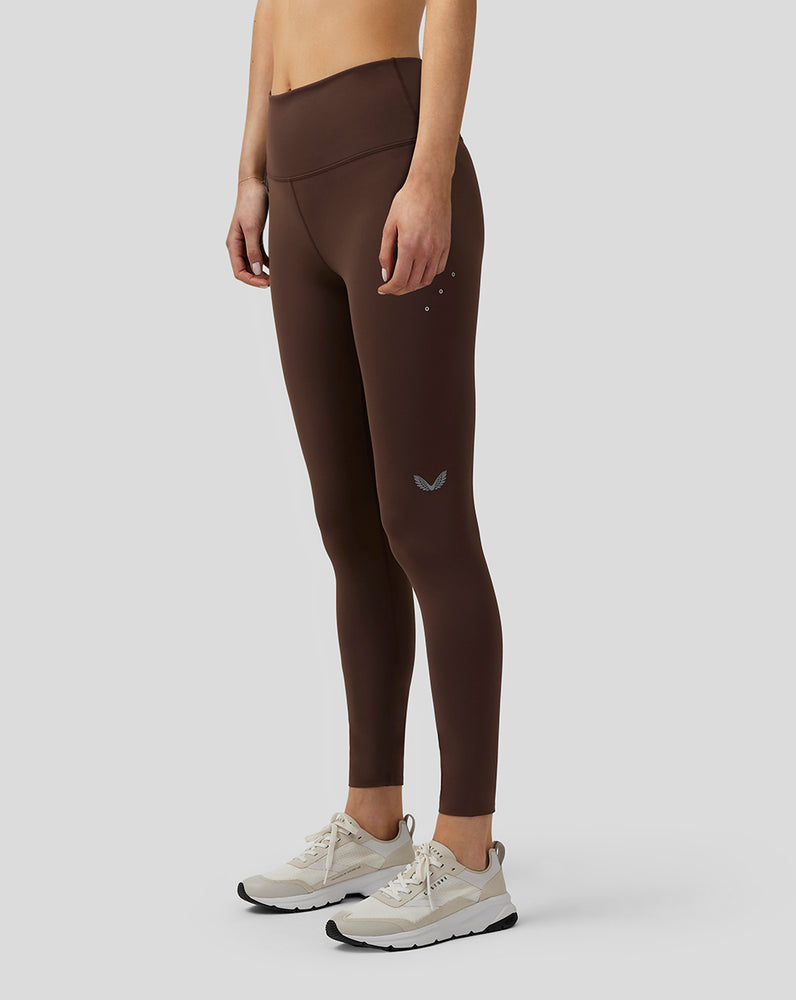 Castore Zone Breathable Performance Leggings Brown | OEJGC1745