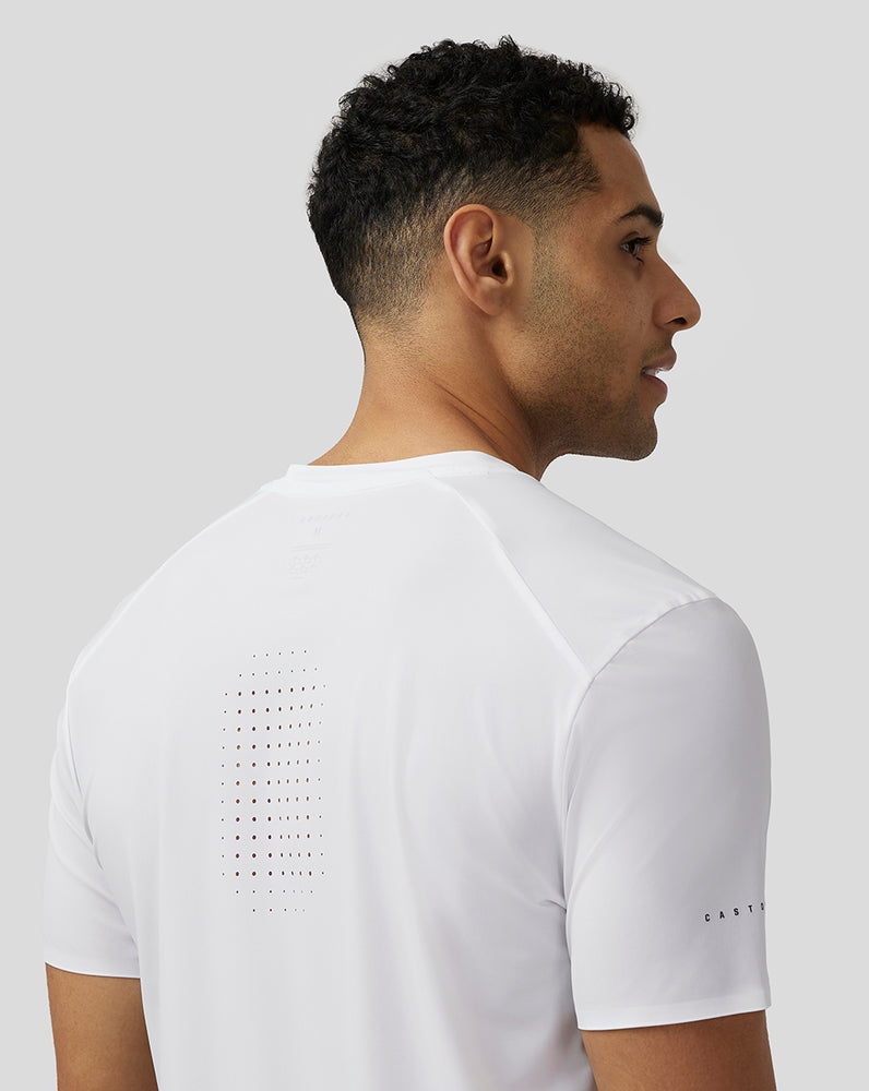 Castore Zone Ventilated Training T-Shirt White | OQKFB0613