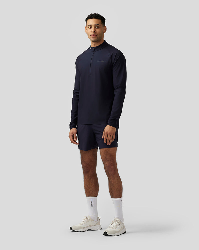 Castore Zone Ventilation Quarter Zip Midnight Navy | ITBKH2958