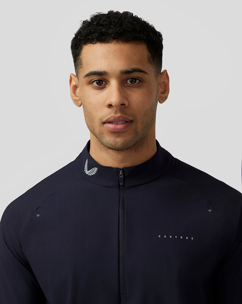 Castore Zone Ventilation Quarter Zip Midnight Navy | ITBKH2958