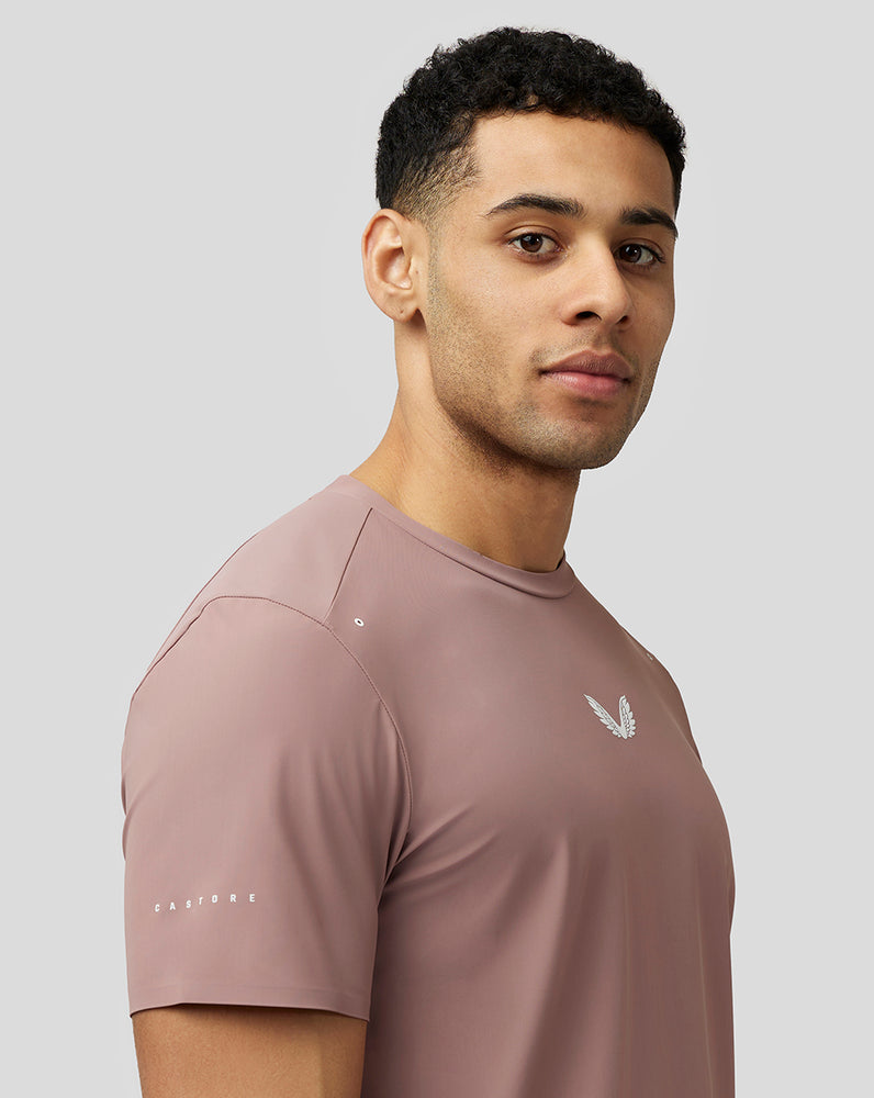 Castore Zone Ventilation Training T-Shirt Peach Clay | GWRAZ2731